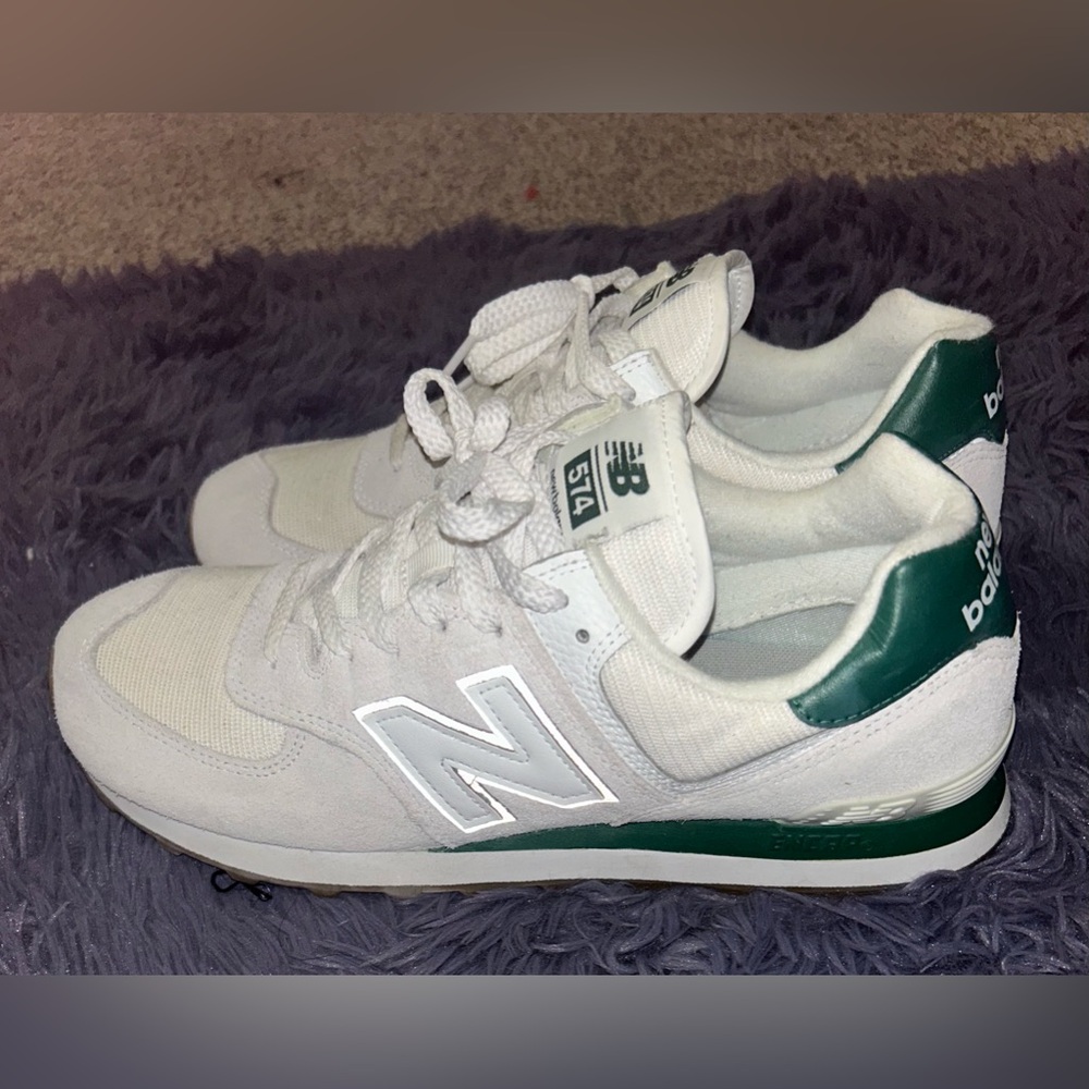 New Balance 574 green and grey size 10.5